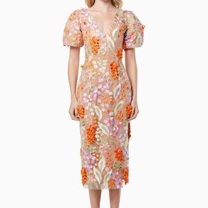 Elliatt | Dresses | Nwt Elliatt Giselle Denim Day Dress Button Front Belt  Frayed Size Small | Poshmark